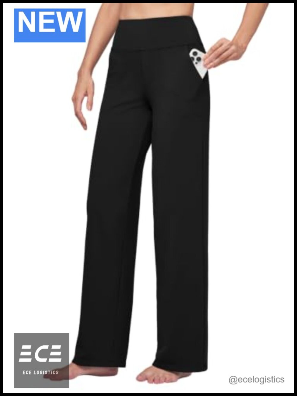 Willit Women's Wide Leg Yoga Pants Dress Pants High Waist 4-Way Stretch